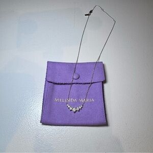 Melinda Maria Not Your Basic Multi Stone Pendant Necklace - Gold